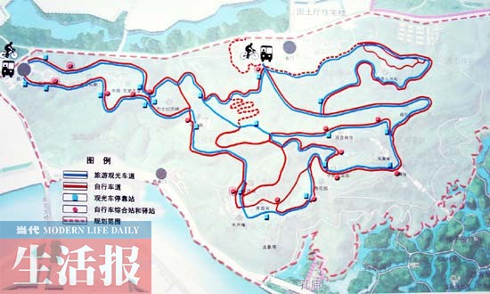 南宁青秀山将建20公里红色