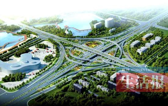 南宁三座立交桥开通 从青山去五象湖一路通畅(图)