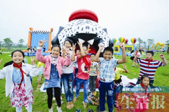 南宁美丽南方景区“熊孩子欢乐王国”开园啦(图)